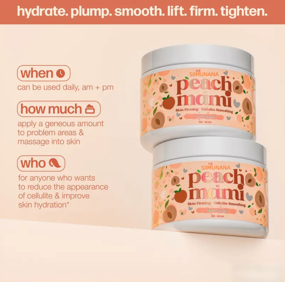 Peach Mami Body Cream